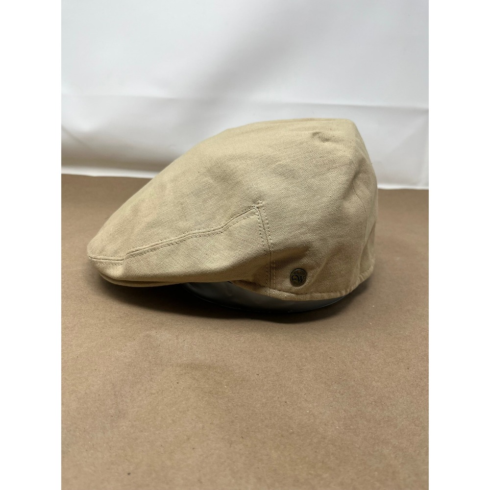 NWT Walrus Hats Mens Tan Cotton Flat Cap Ivy Driving Hat H3015-TAN XL